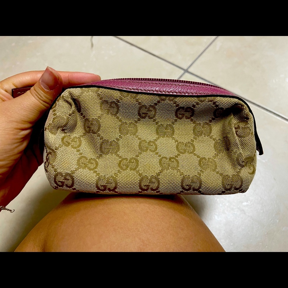 Authentic Gucci makeup bag